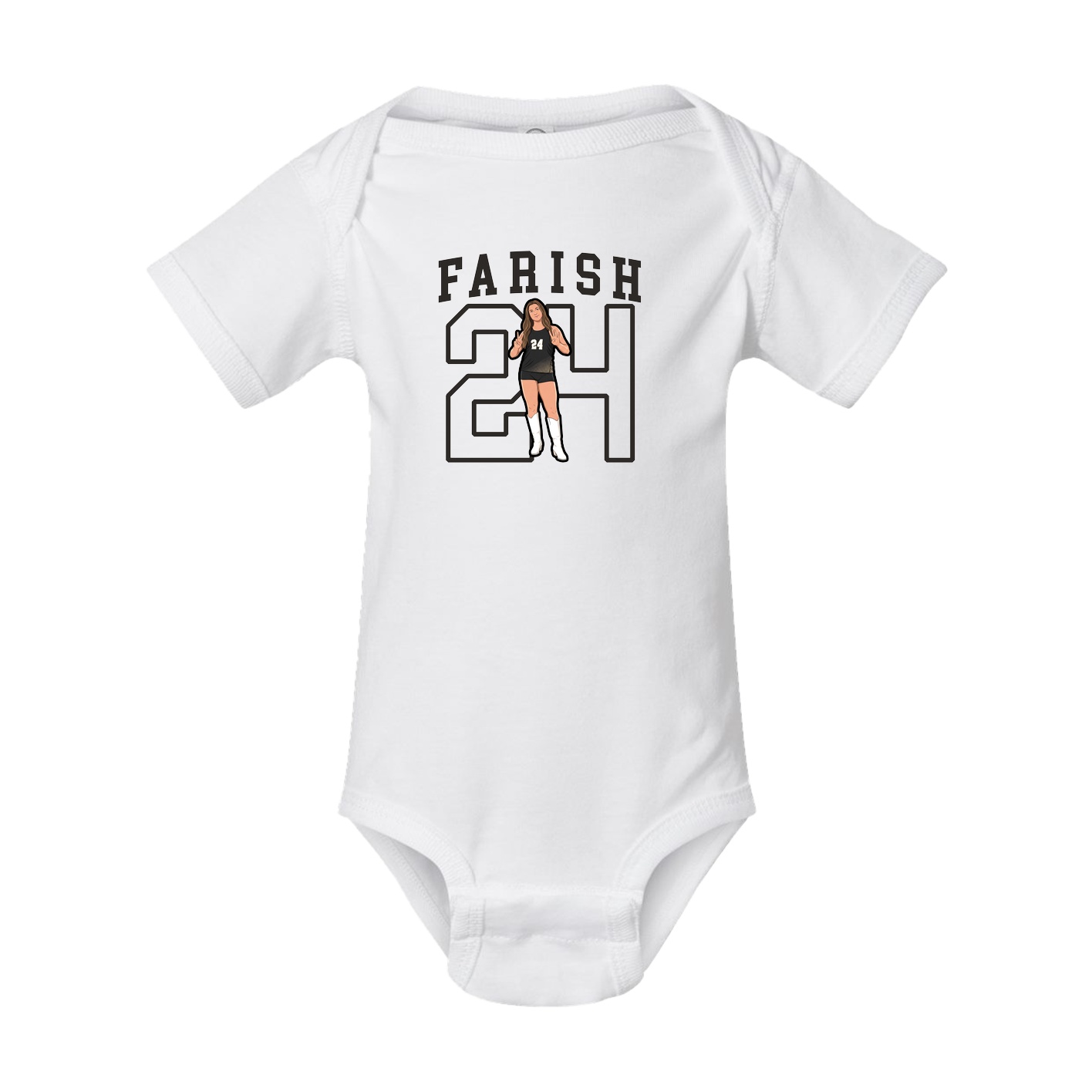 Baby Onesie — Shirsey in White