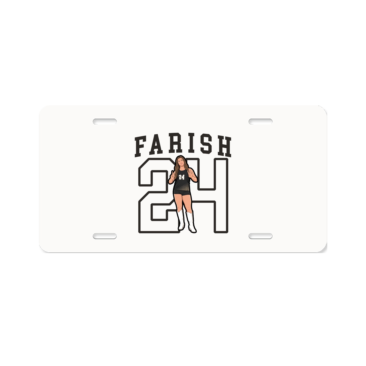 License Plate — Shirsey in Classic