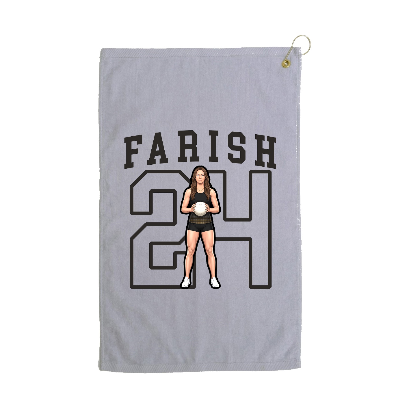 Golf Towel — Shirsey in Grey