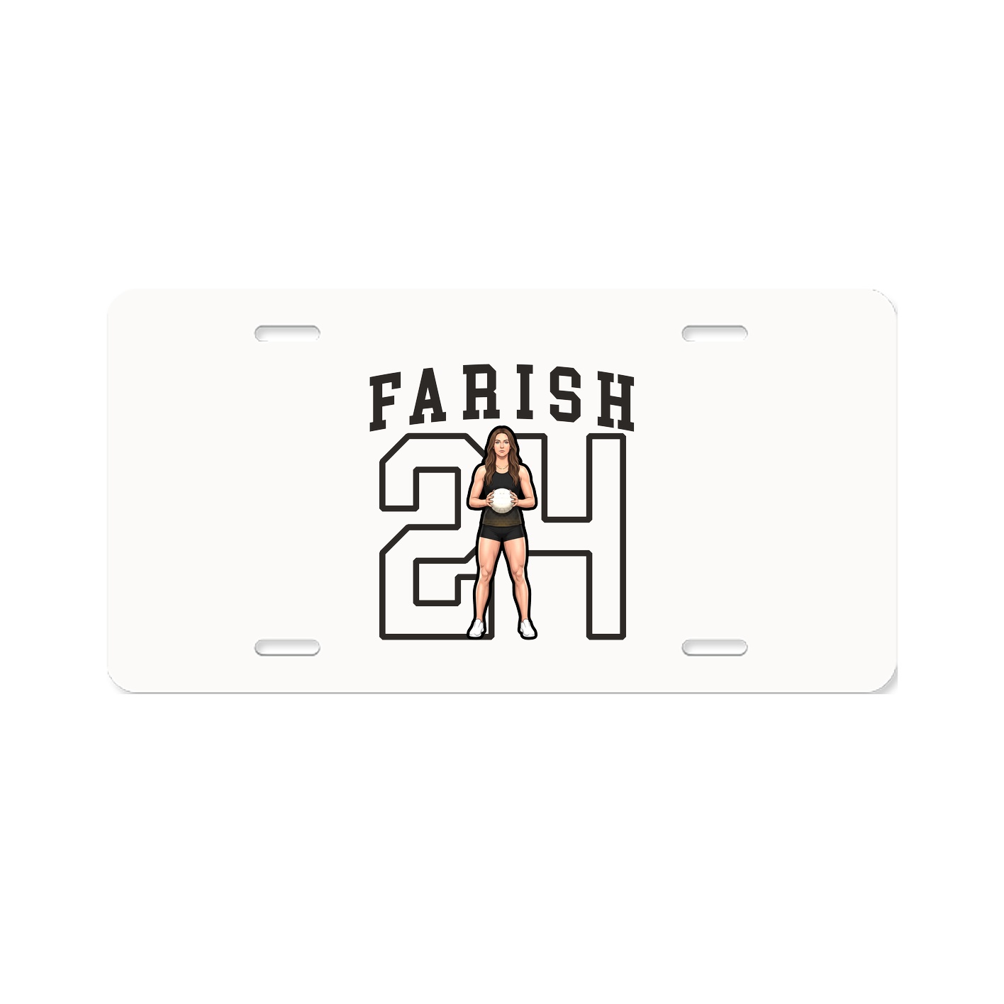 License Plate — Shirsey in Classic