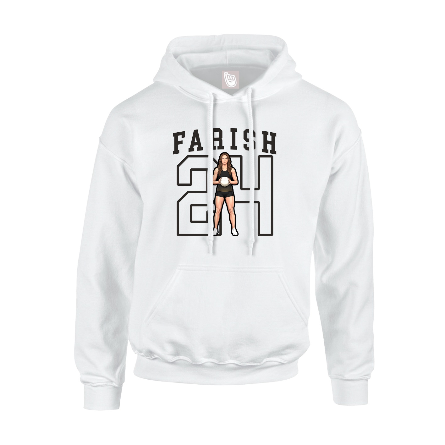 Youth Hoodie — Shirsey in White