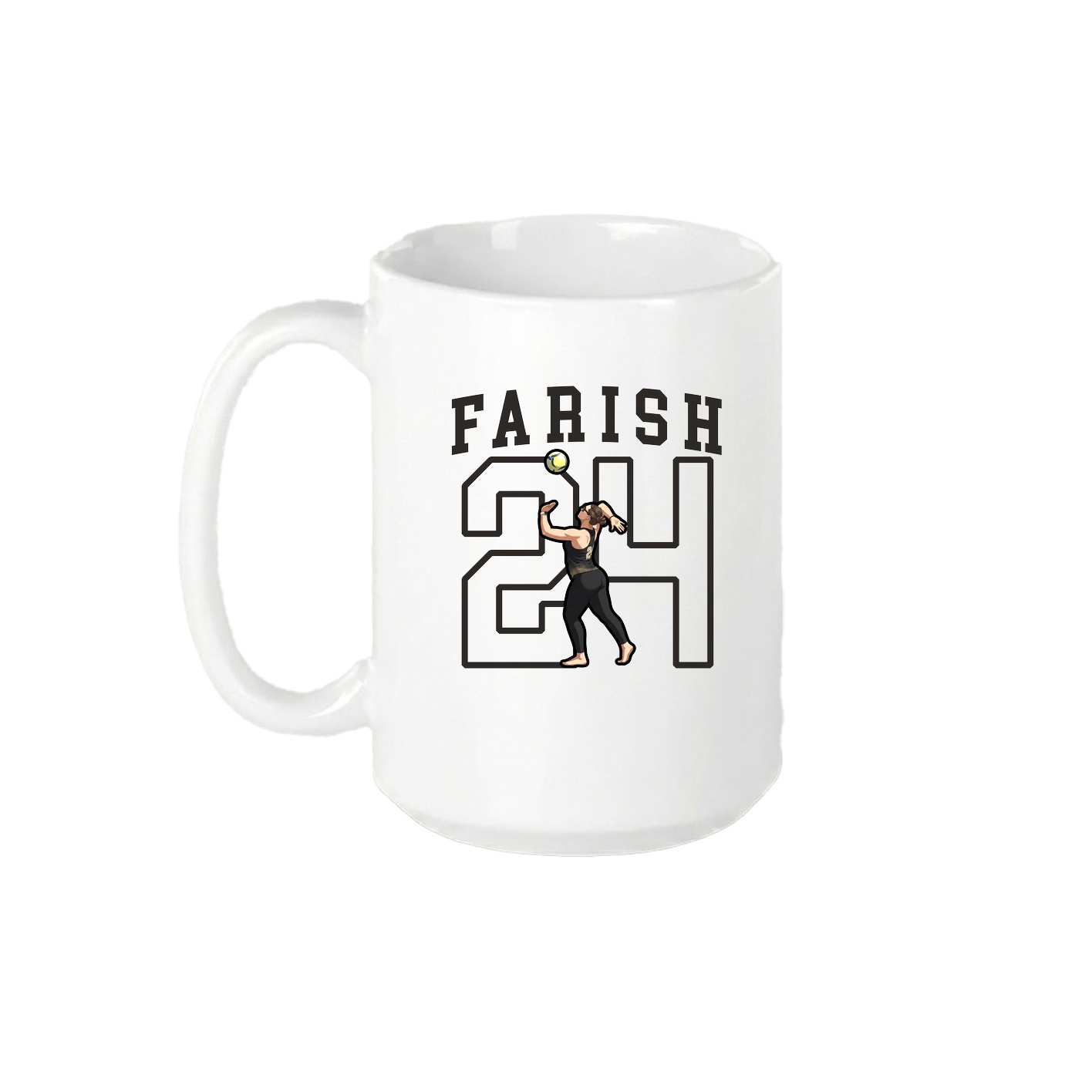 15oz Coffee Mug — Shirsey in White