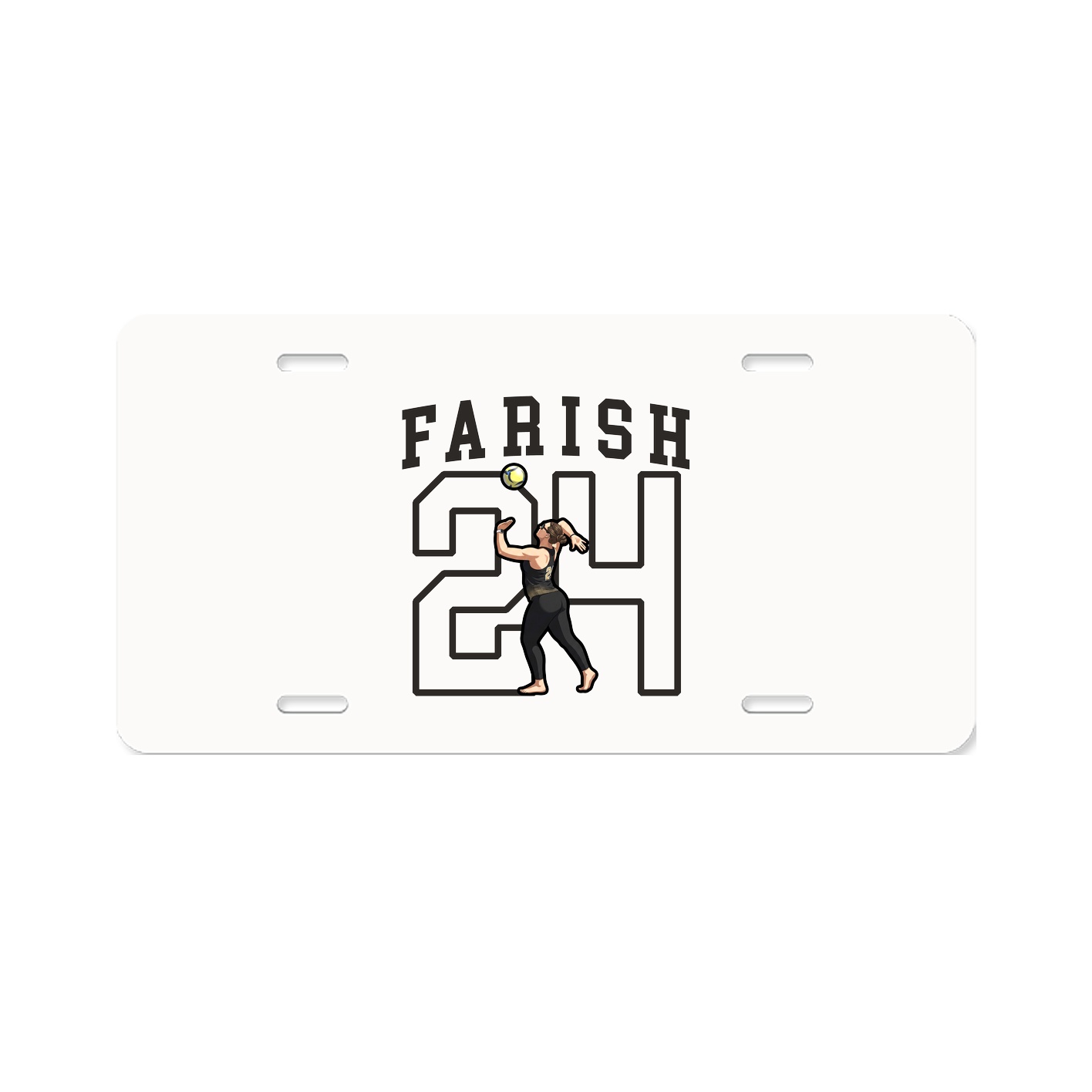 License Plate — Shirsey in Classic