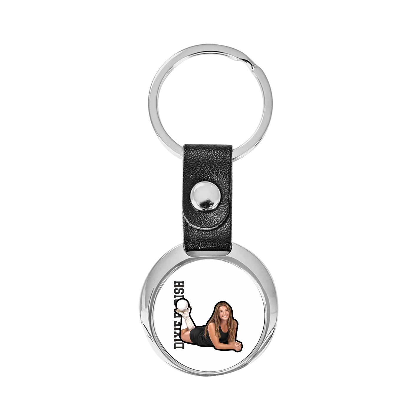 Key Chain — Name Vertical in Classic