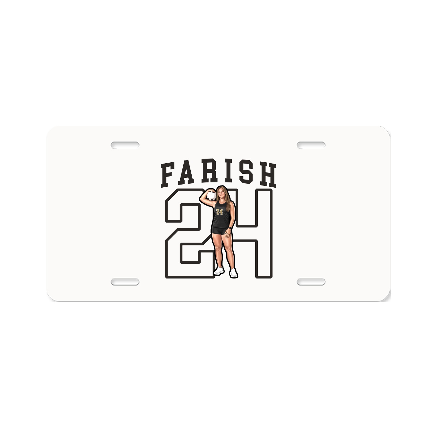 License Plate — Shirsey in Classic