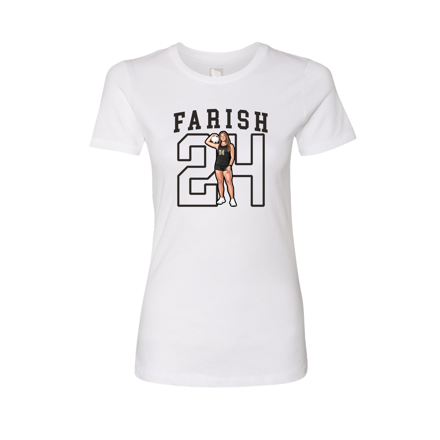 Fitted Women's Tee — Shirsey in White