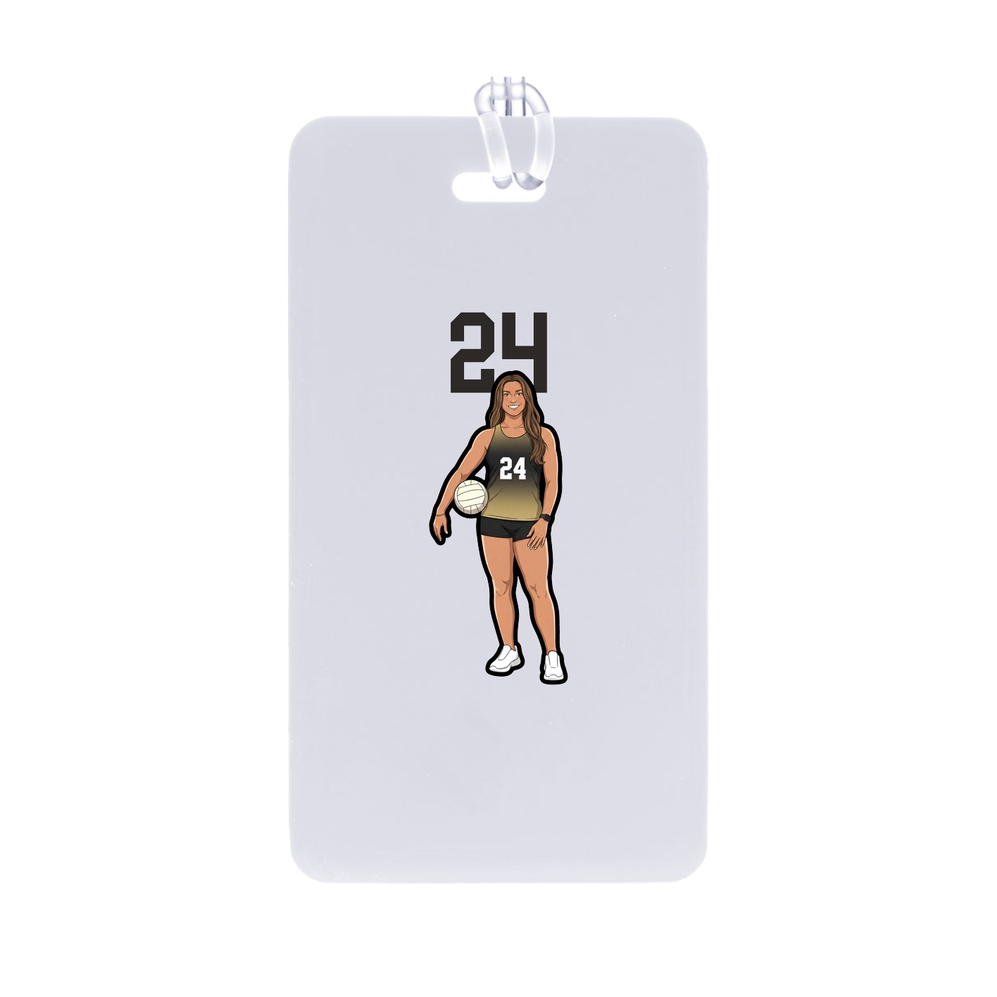 Bag Tag — Number Top in Classic