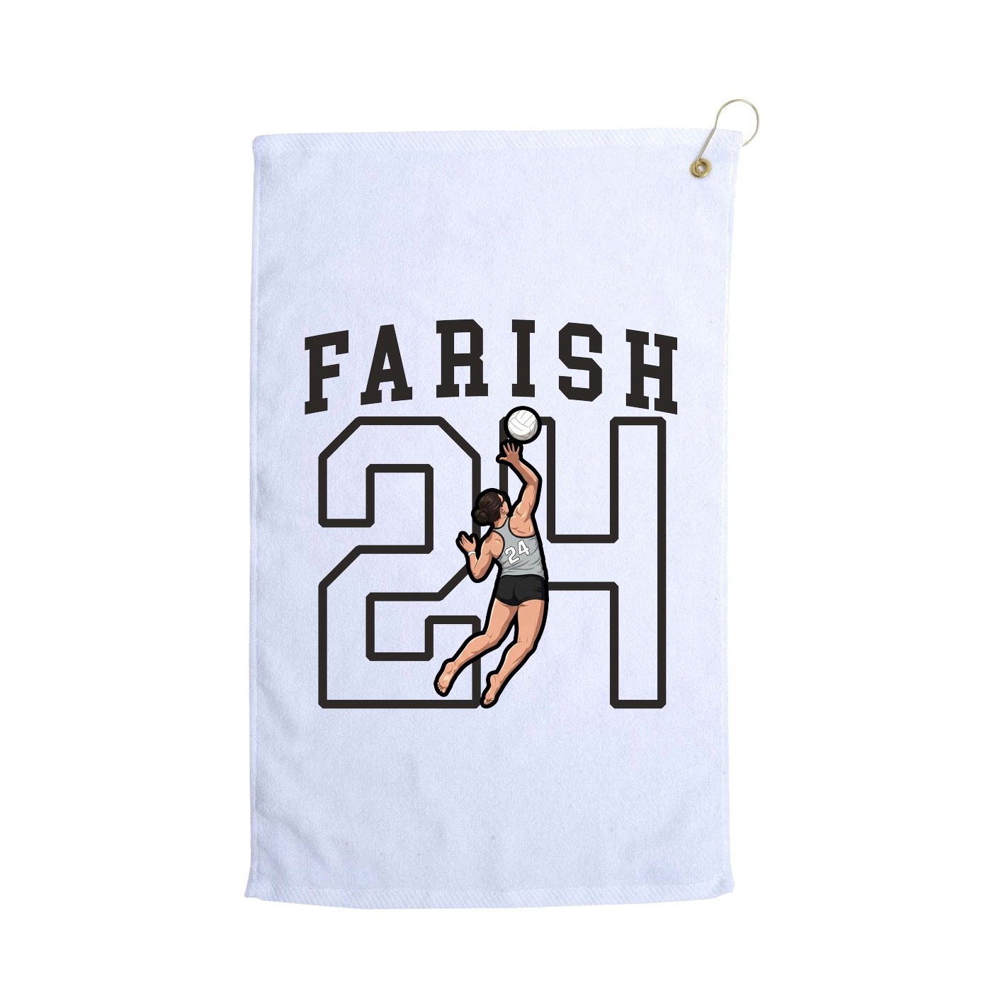 Golf Towel — Shirsey in White