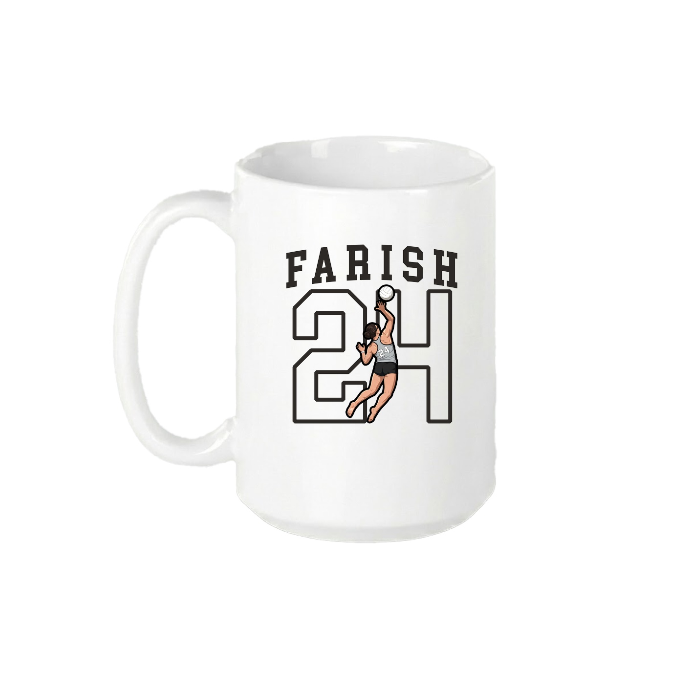15oz Coffee Mug — Shirsey in White