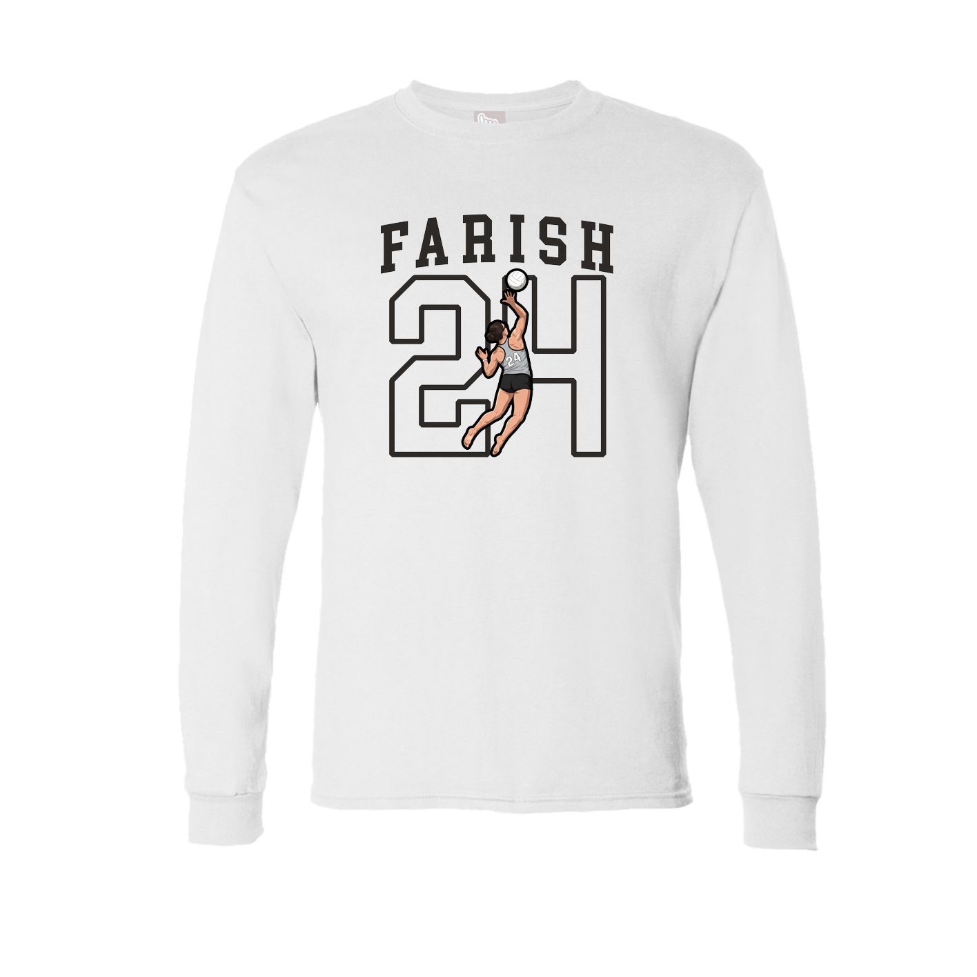 Long Sleeve Tee — Shirsey in White