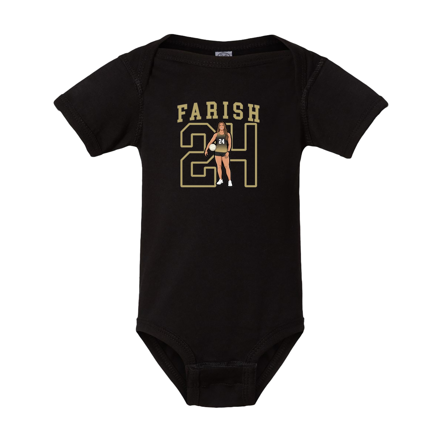 Baby Onesie — Shirsey in Black
