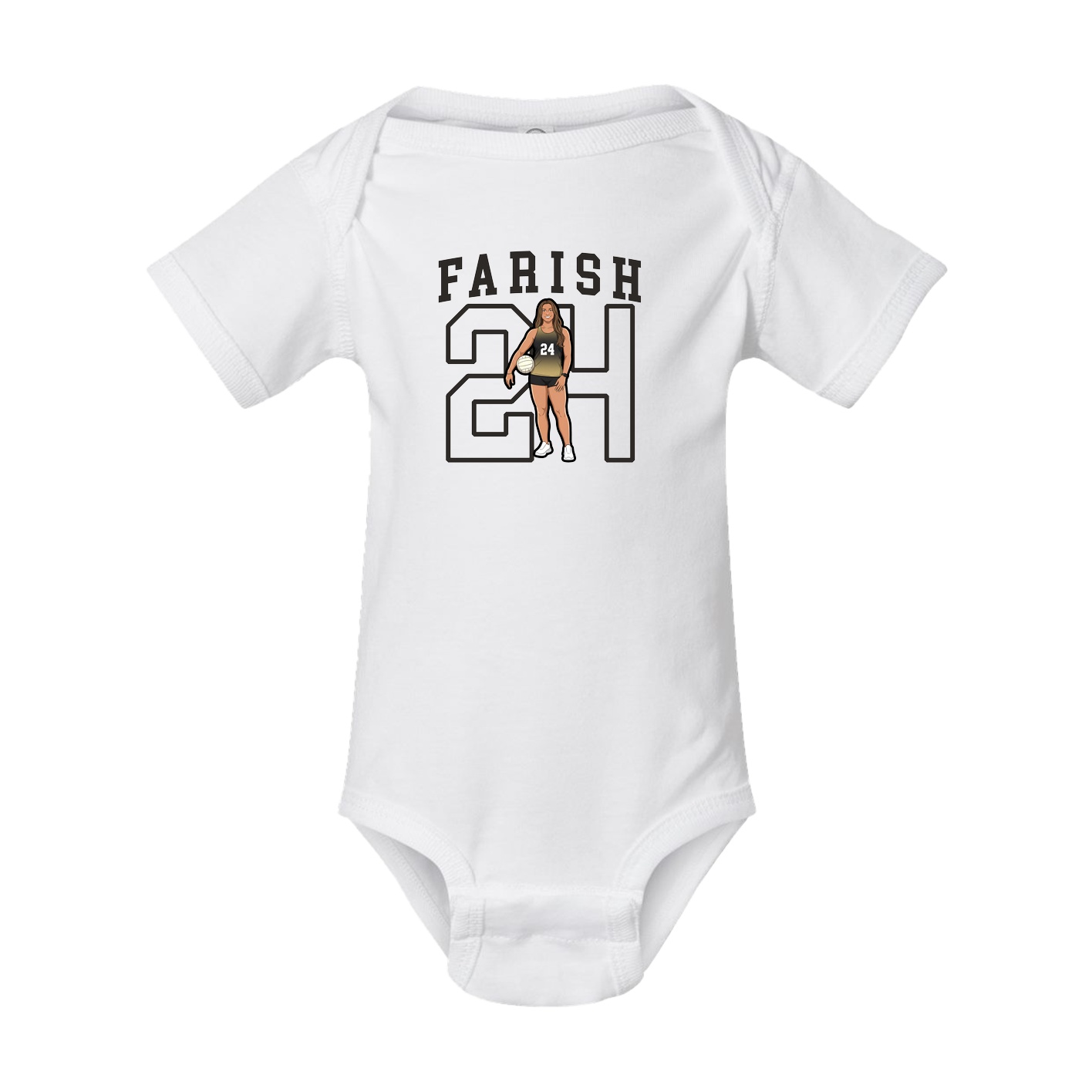 Baby Onesie — Shirsey in White
