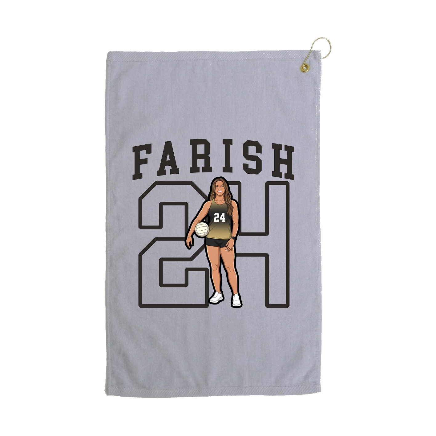 Golf Towel — Shirsey in Grey