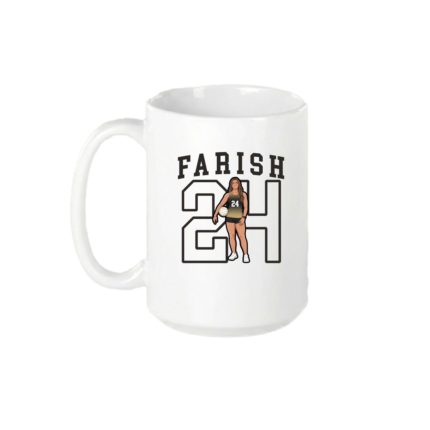 15oz Coffee Mug — Shirsey in White