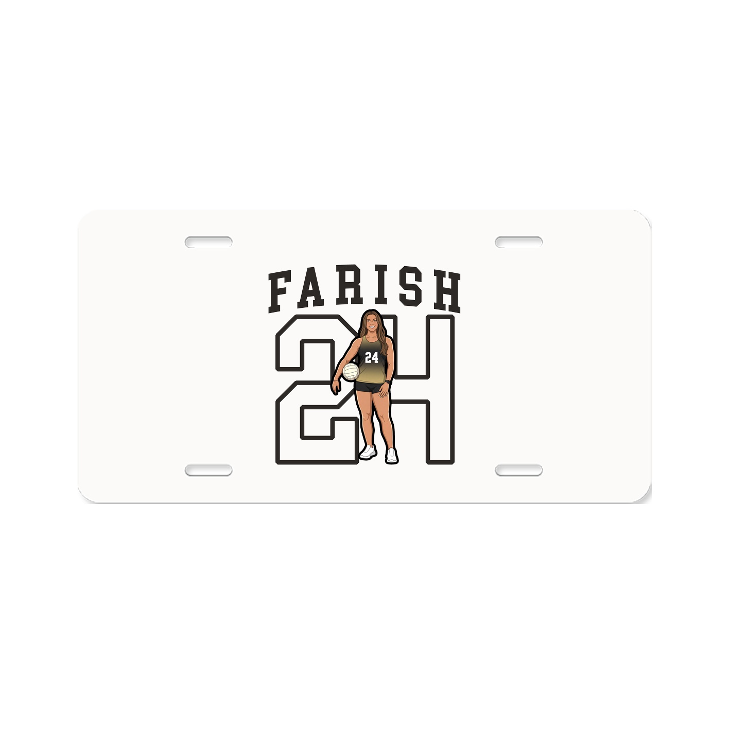 License Plate — Shirsey in Classic