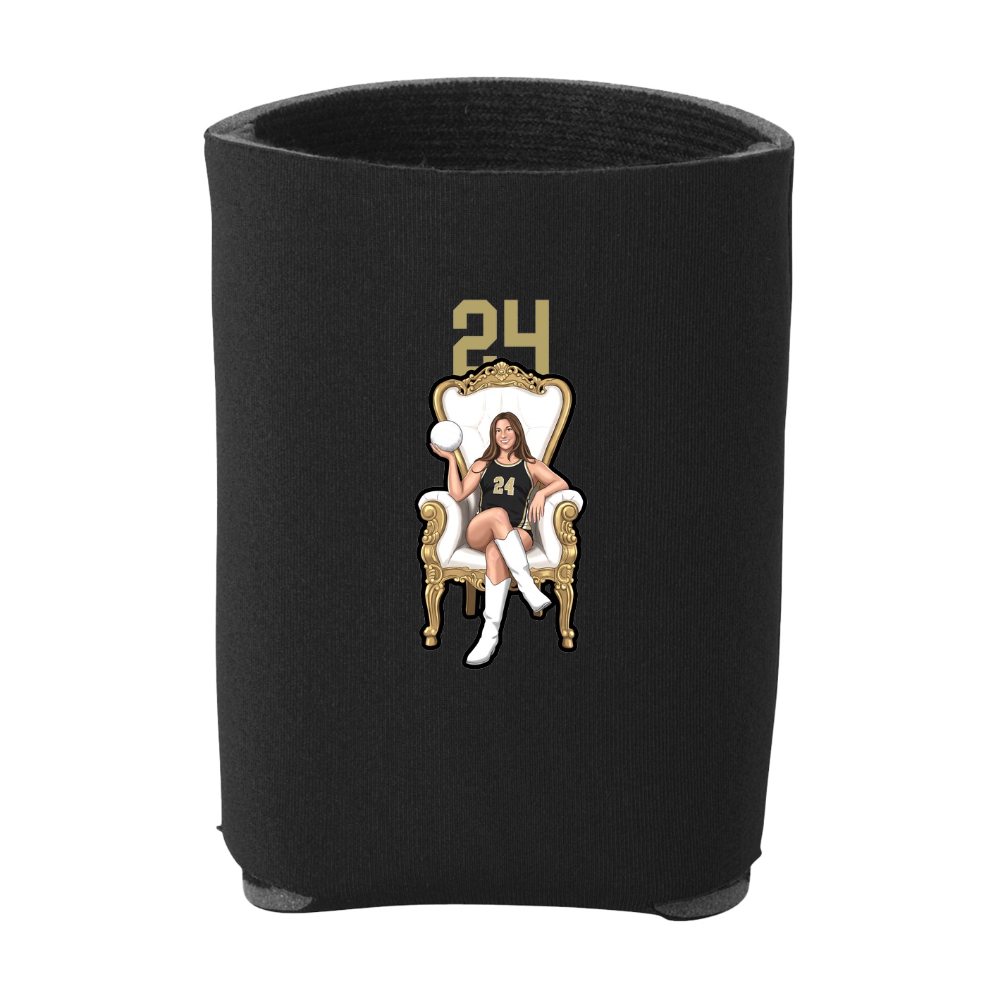 Can Holder — Number Top in Black