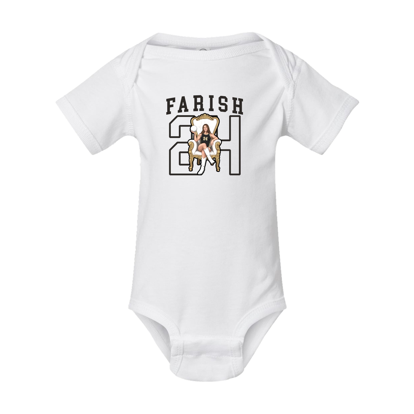 Baby Onesie — Shirsey in White