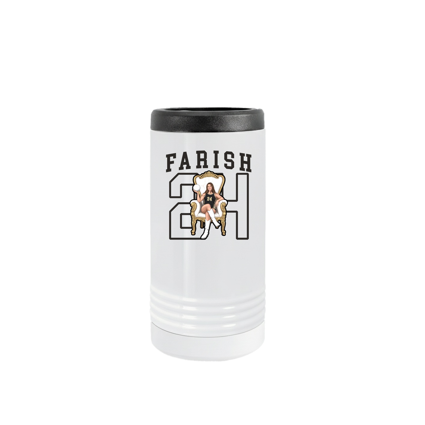 Slim Beverage Holder — Shirsey in White