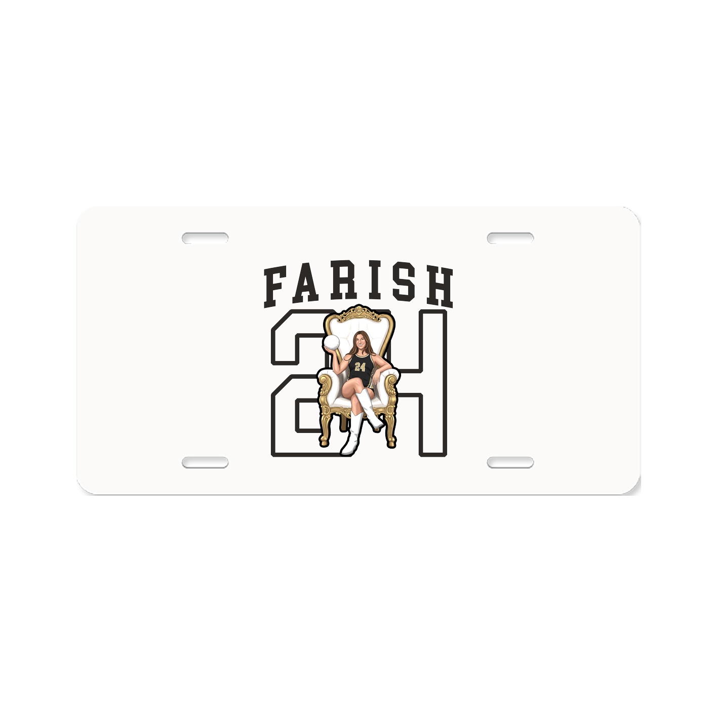 License Plate — Shirsey in Classic