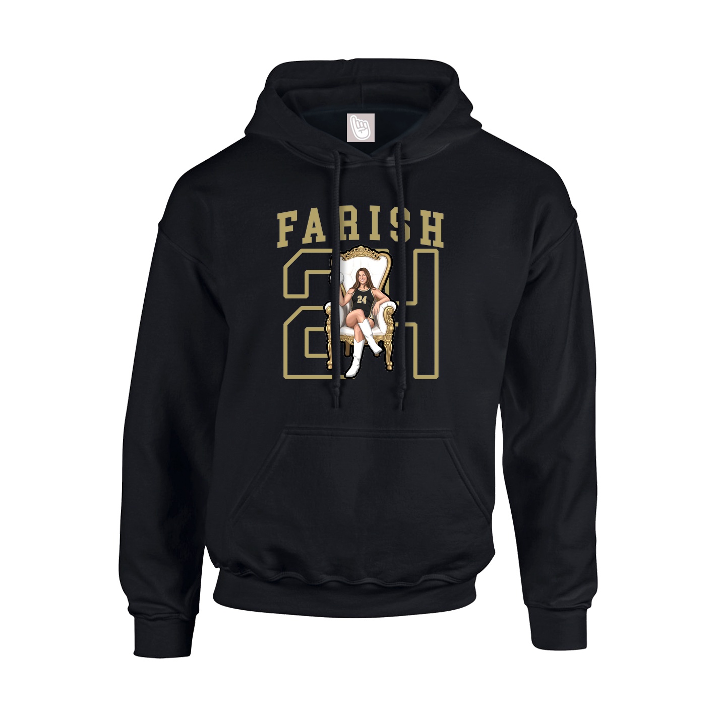Youth Hoodie — Shirsey in Black