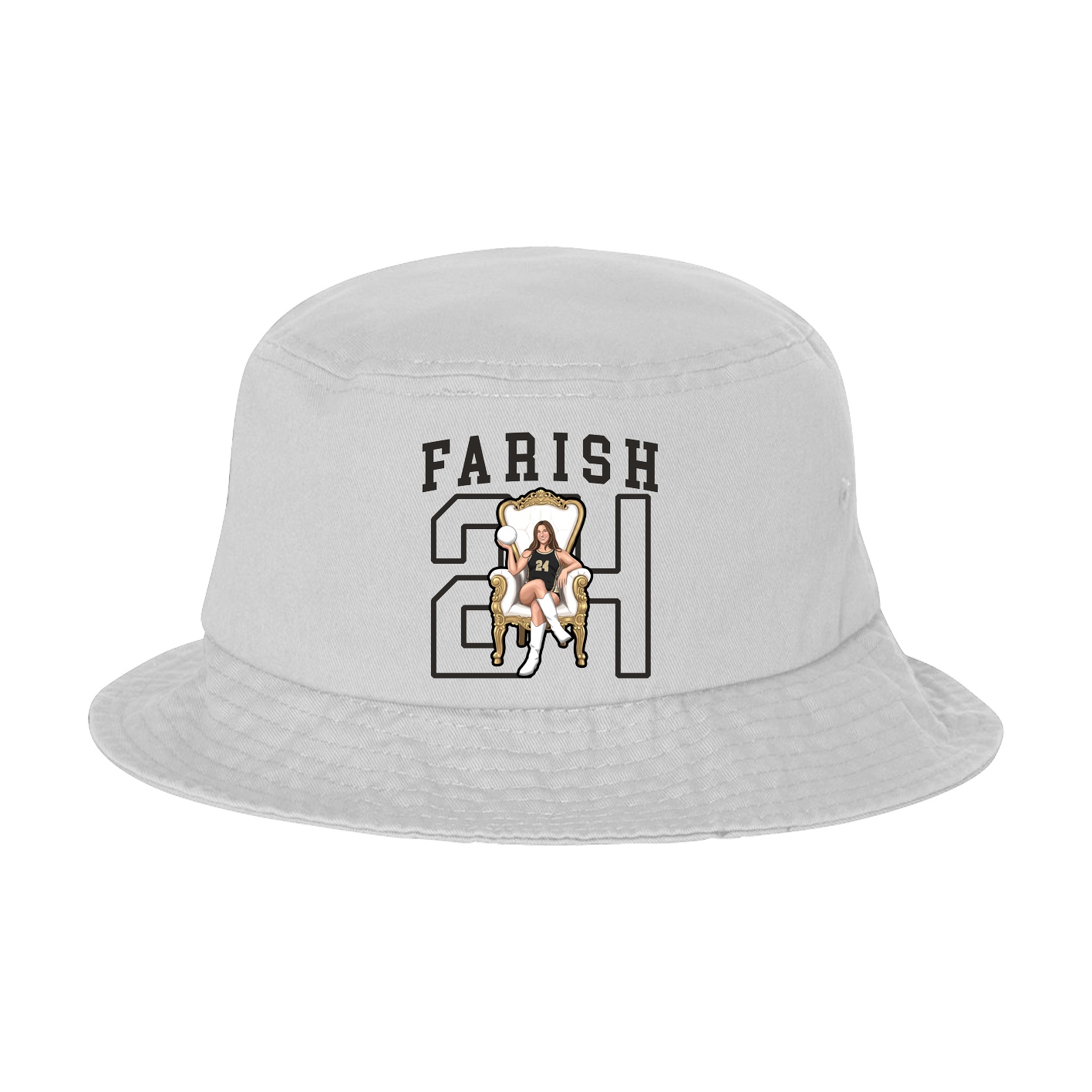 Bucket Cap — Shirsey in White