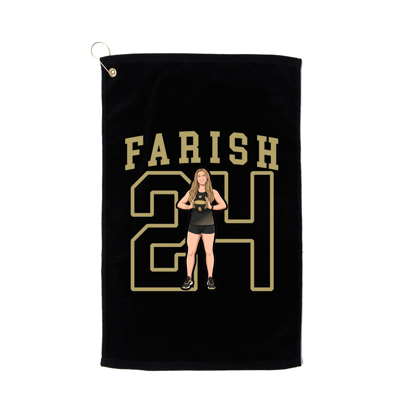 Golf Towel — Shirsey in Black
