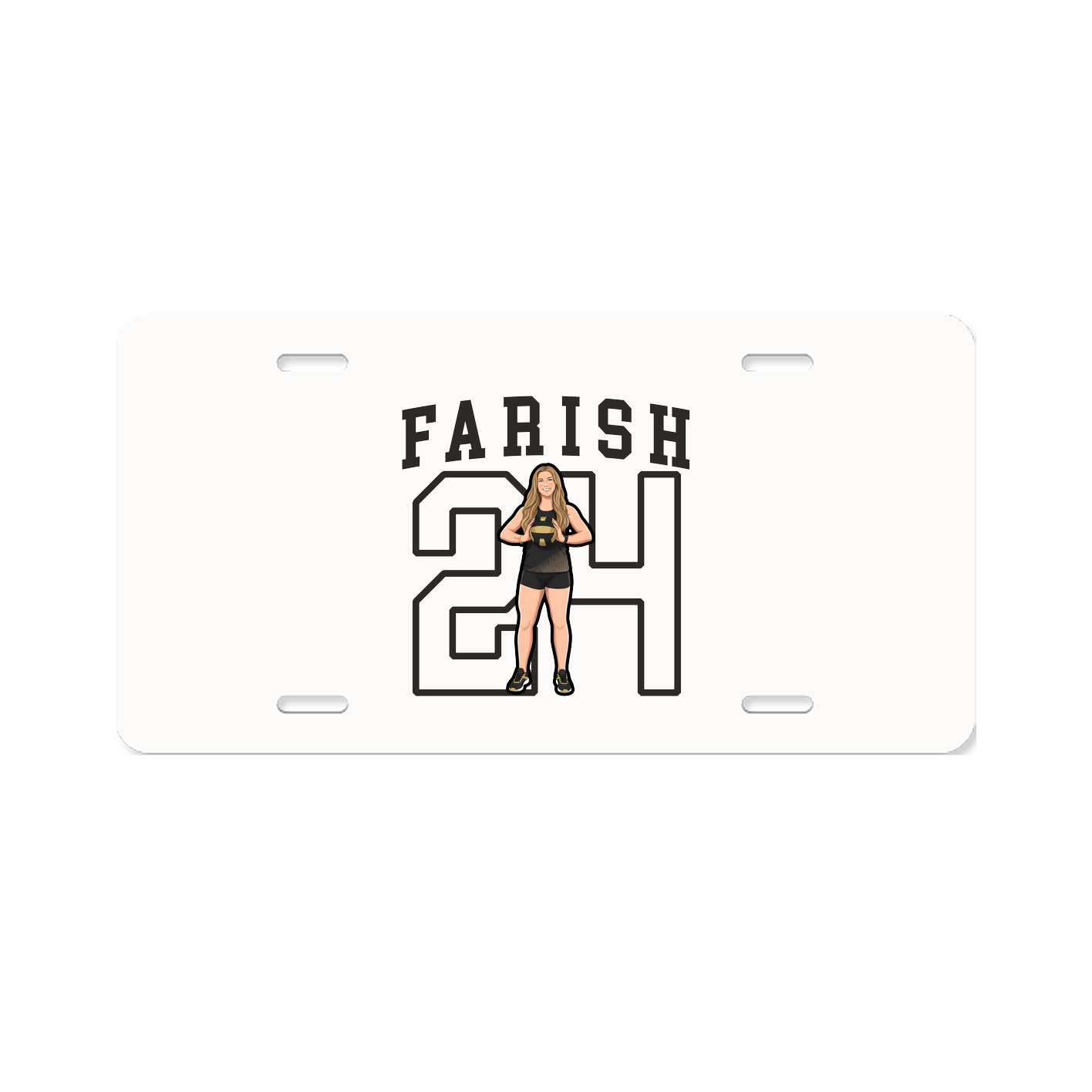License Plate — Shirsey in Classic