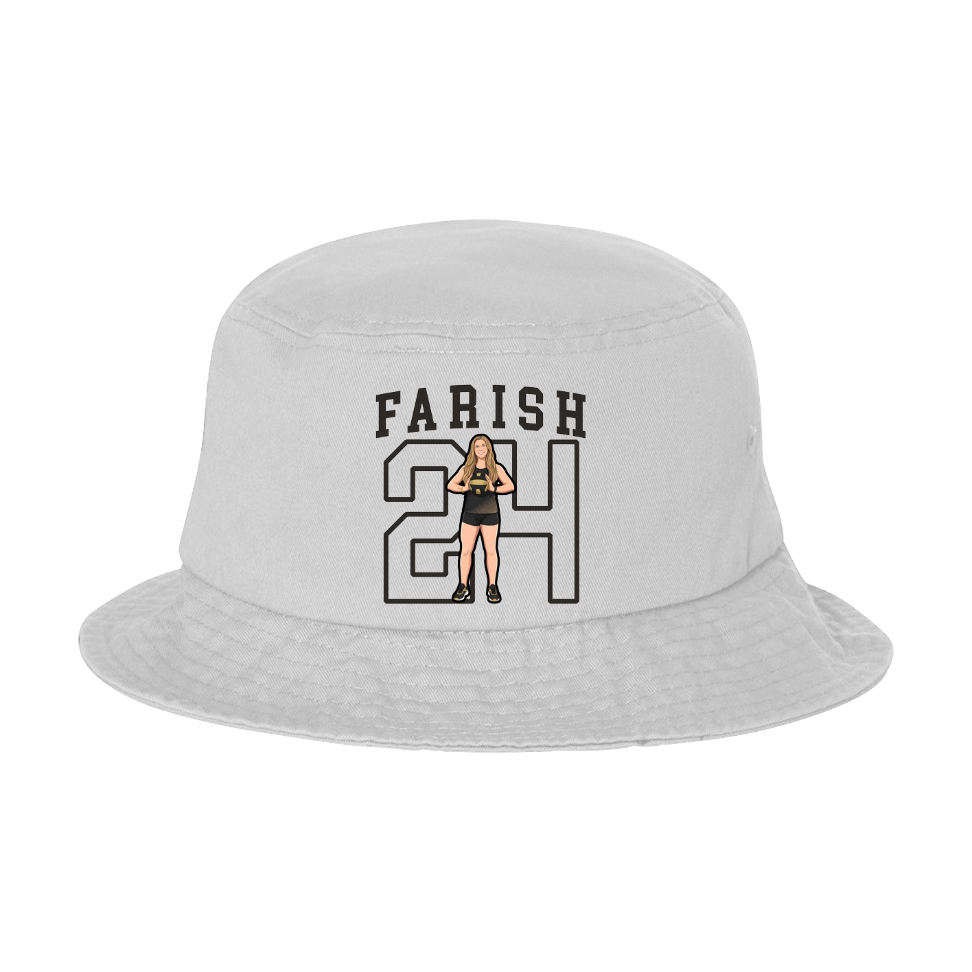 Bucket Cap — Shirsey in White