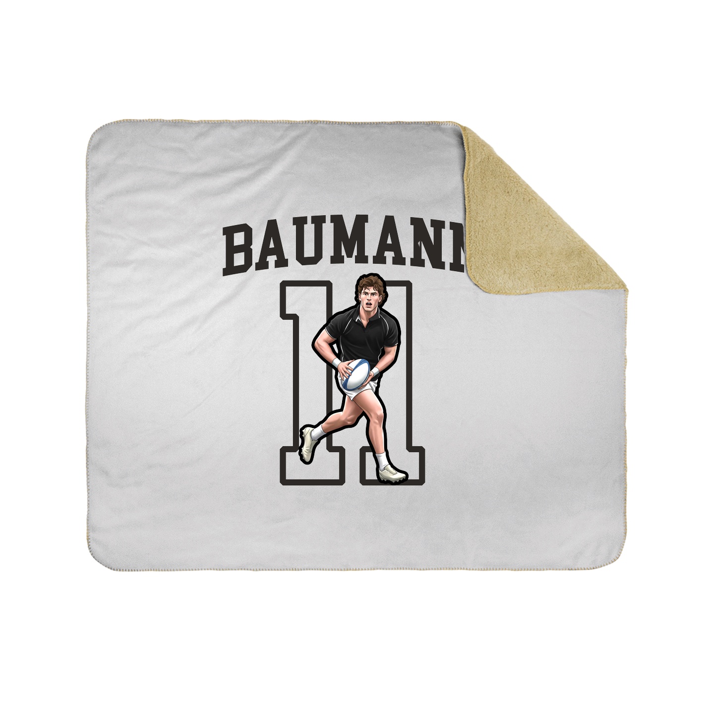 50x60 Sherpa Lined Throw Blanket