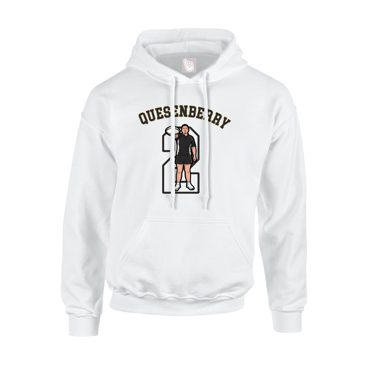 Hoodie — Shirsey Arch in White