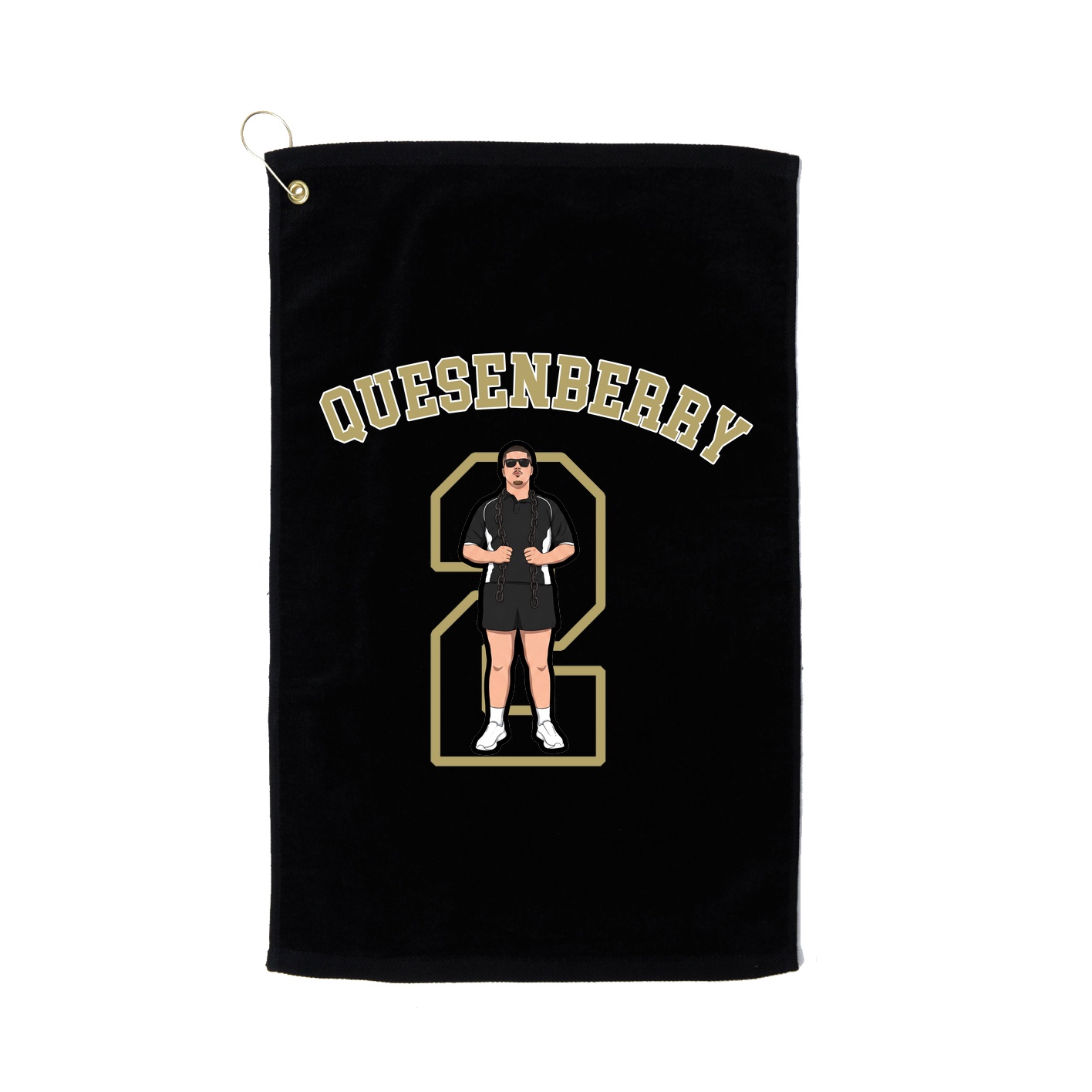 Golf Towel — Shirsey Arch in Black