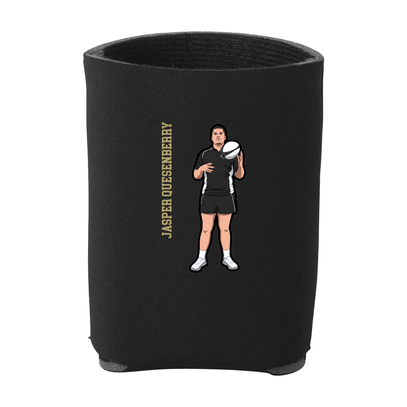 Can Holder — Name Vertical in Black