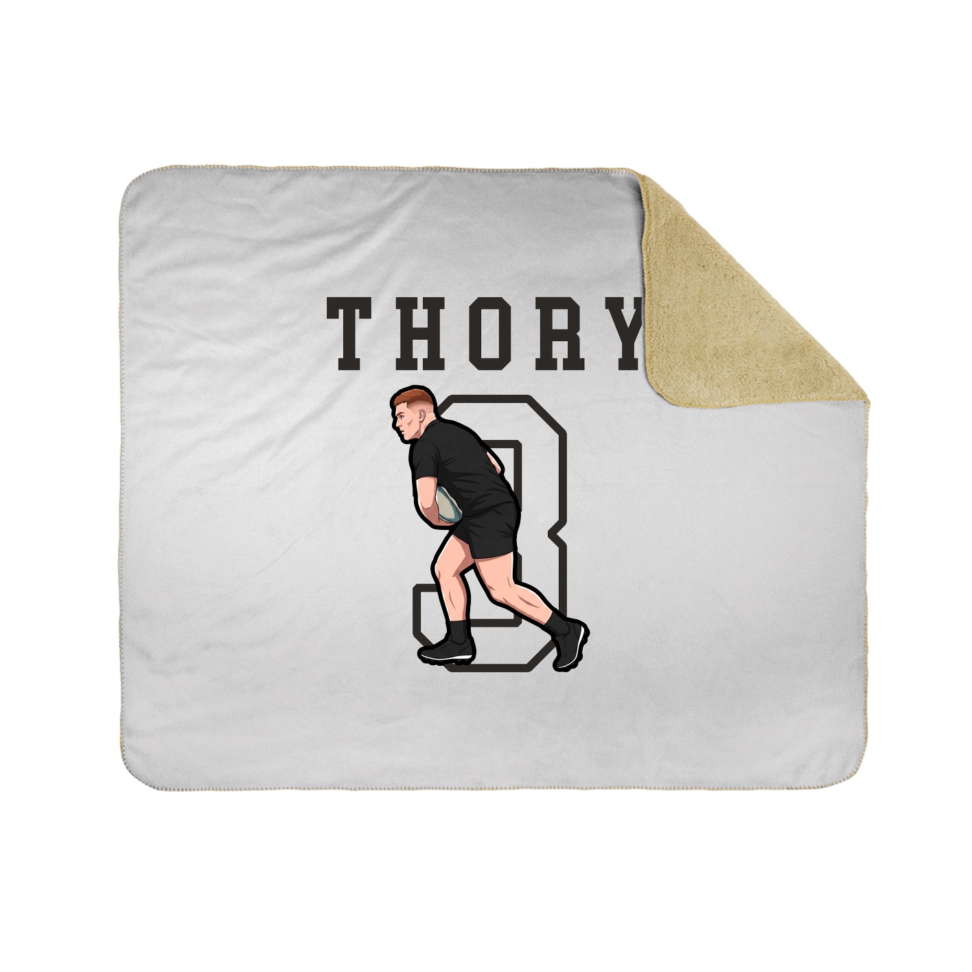 Throw Blanket — Shirsey in White