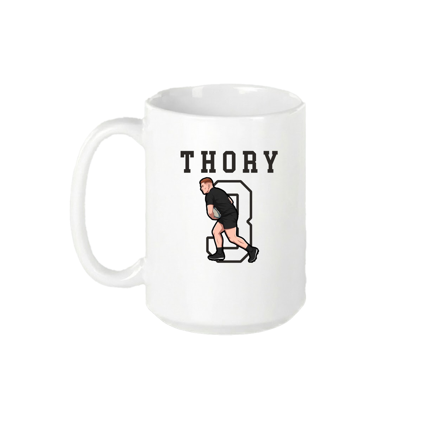 15oz Coffee Mug — Shirsey in White