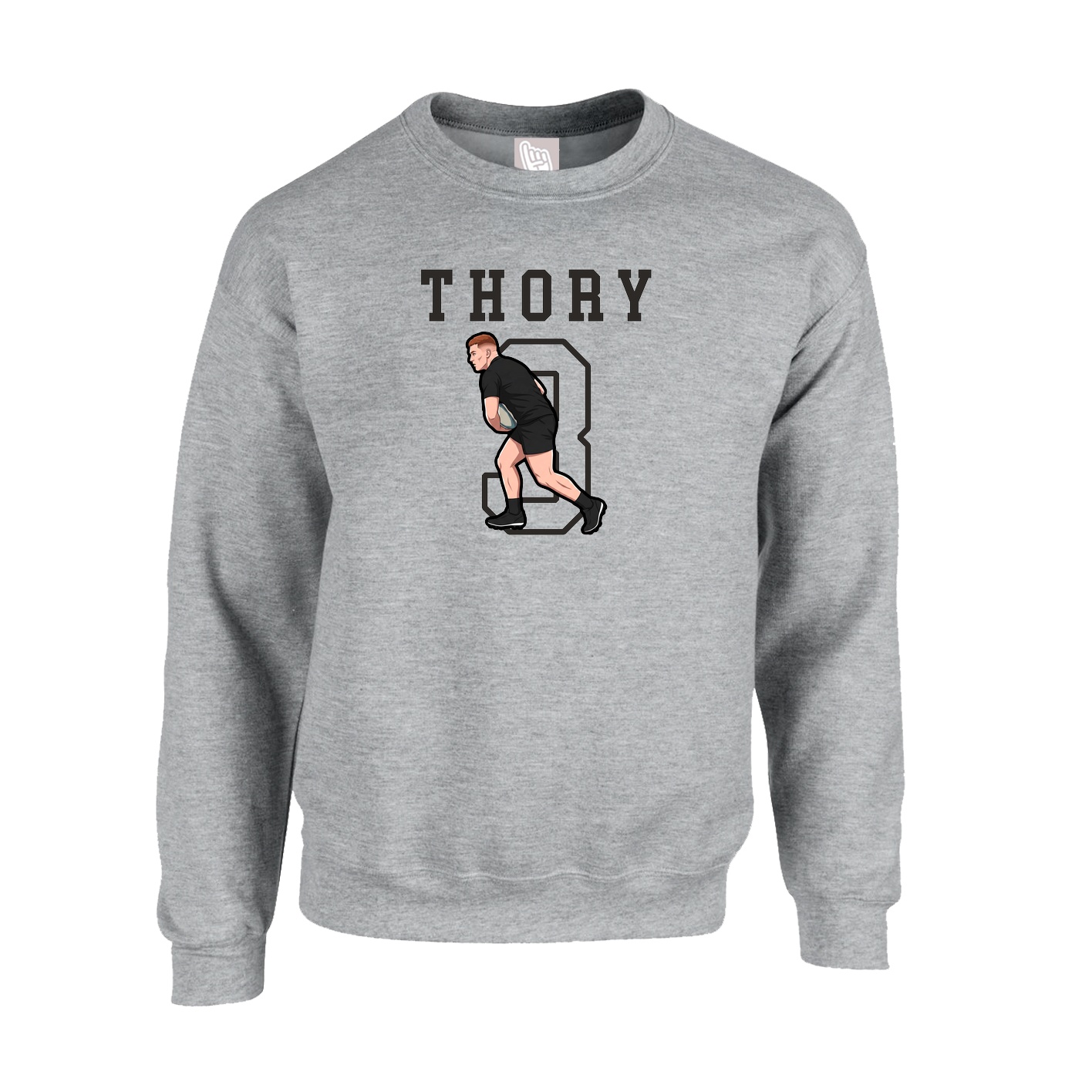 Fleece Crew — Shirsey in Grey