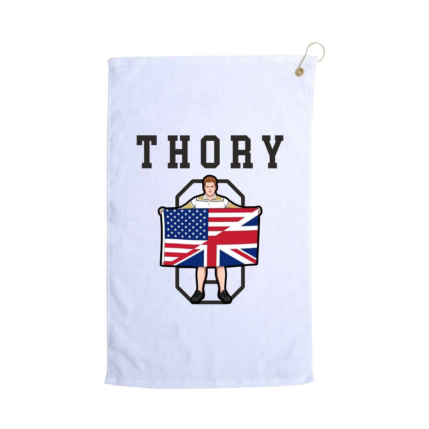 Golf Towel — Shirsey in White