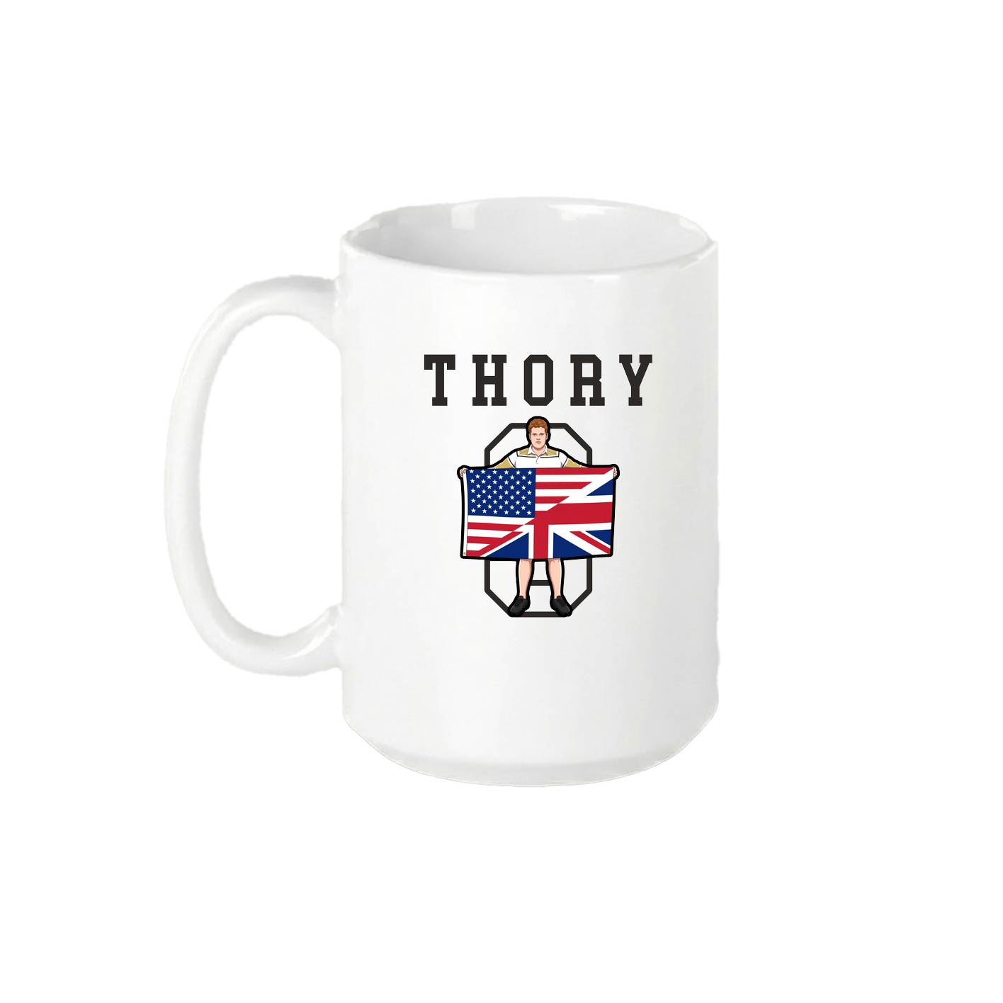 15oz Coffee Mug — Shirsey in White