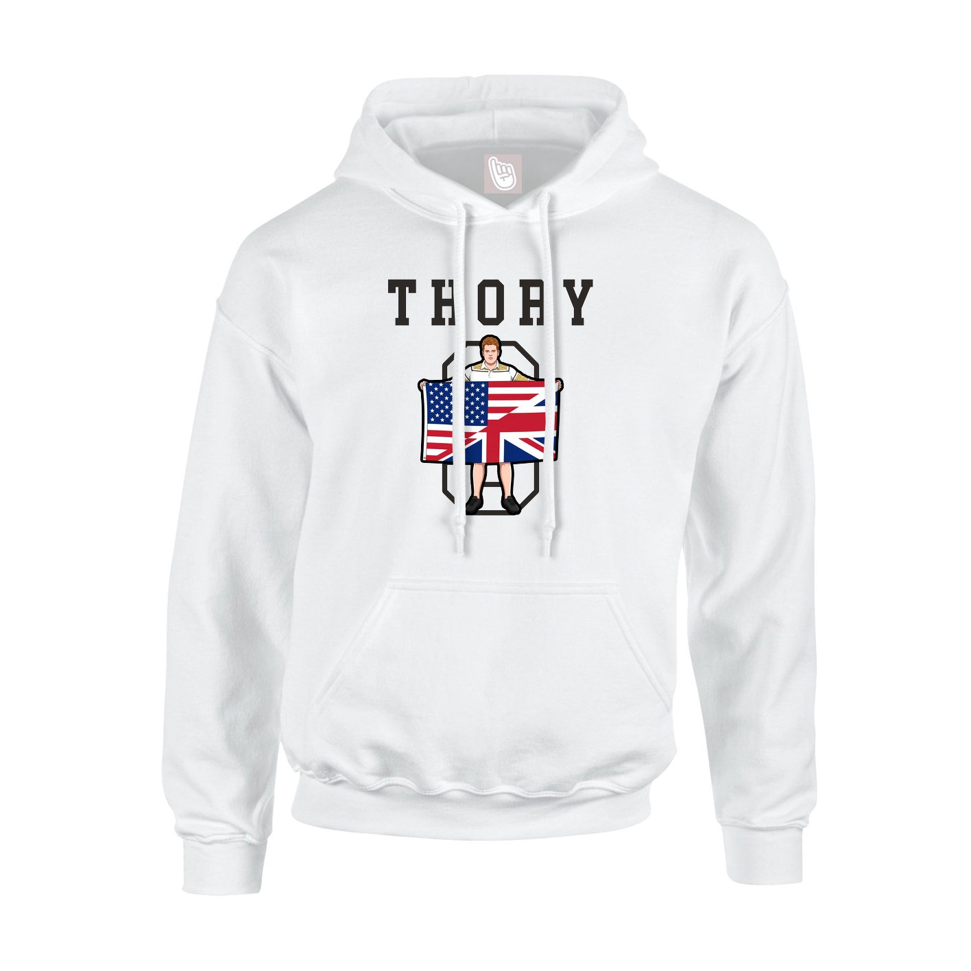 Youth Hoodie — Shirsey in White