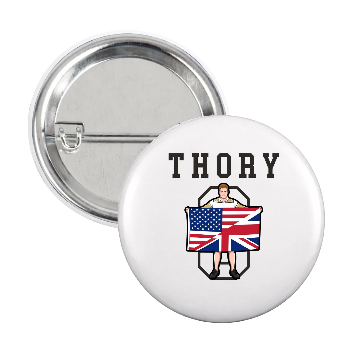 Game Day Button — Shirsey in White