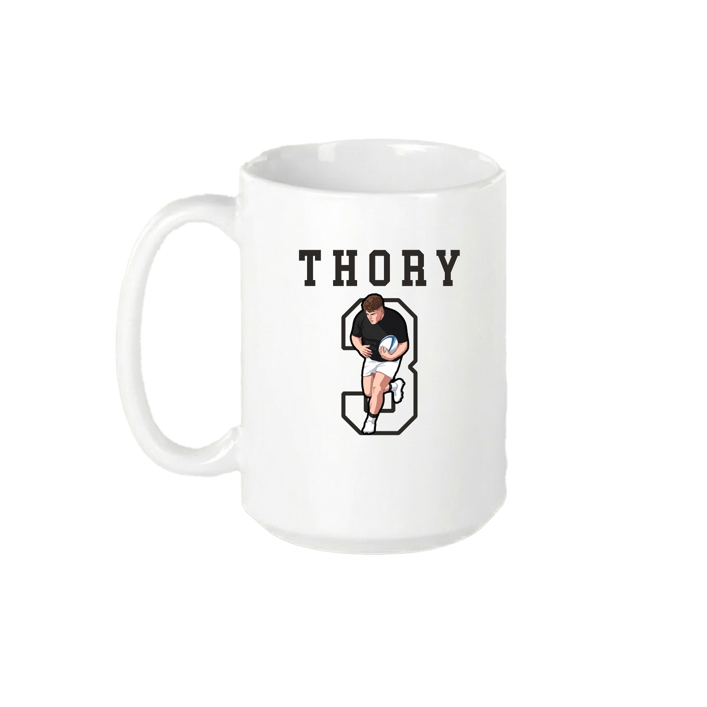 15oz Coffee Mug — Shirsey in White