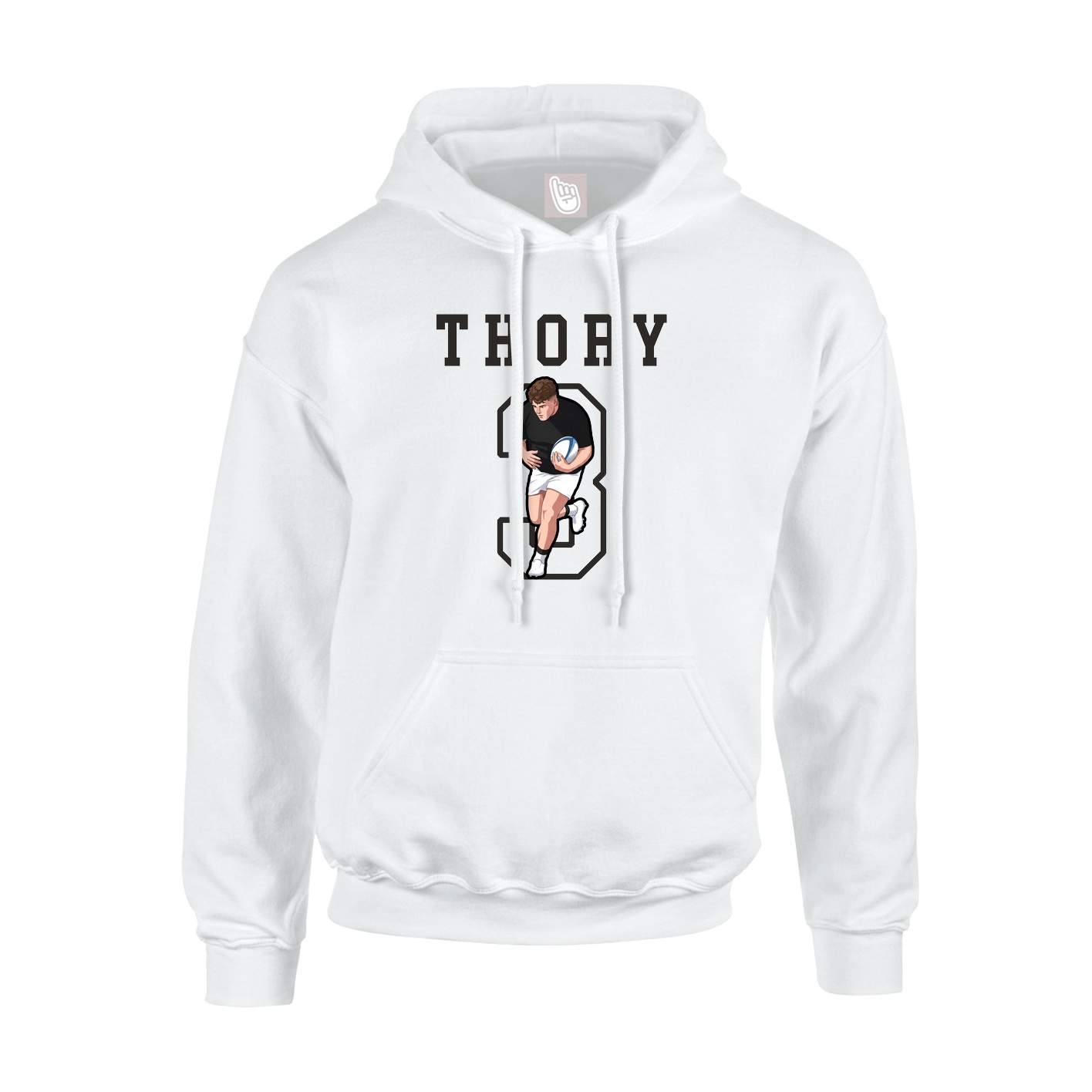 Hoodie — Shirsey in White