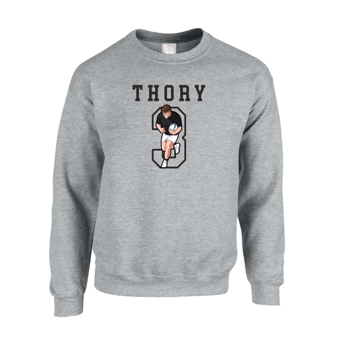 Fleece Crew — Shirsey in Grey