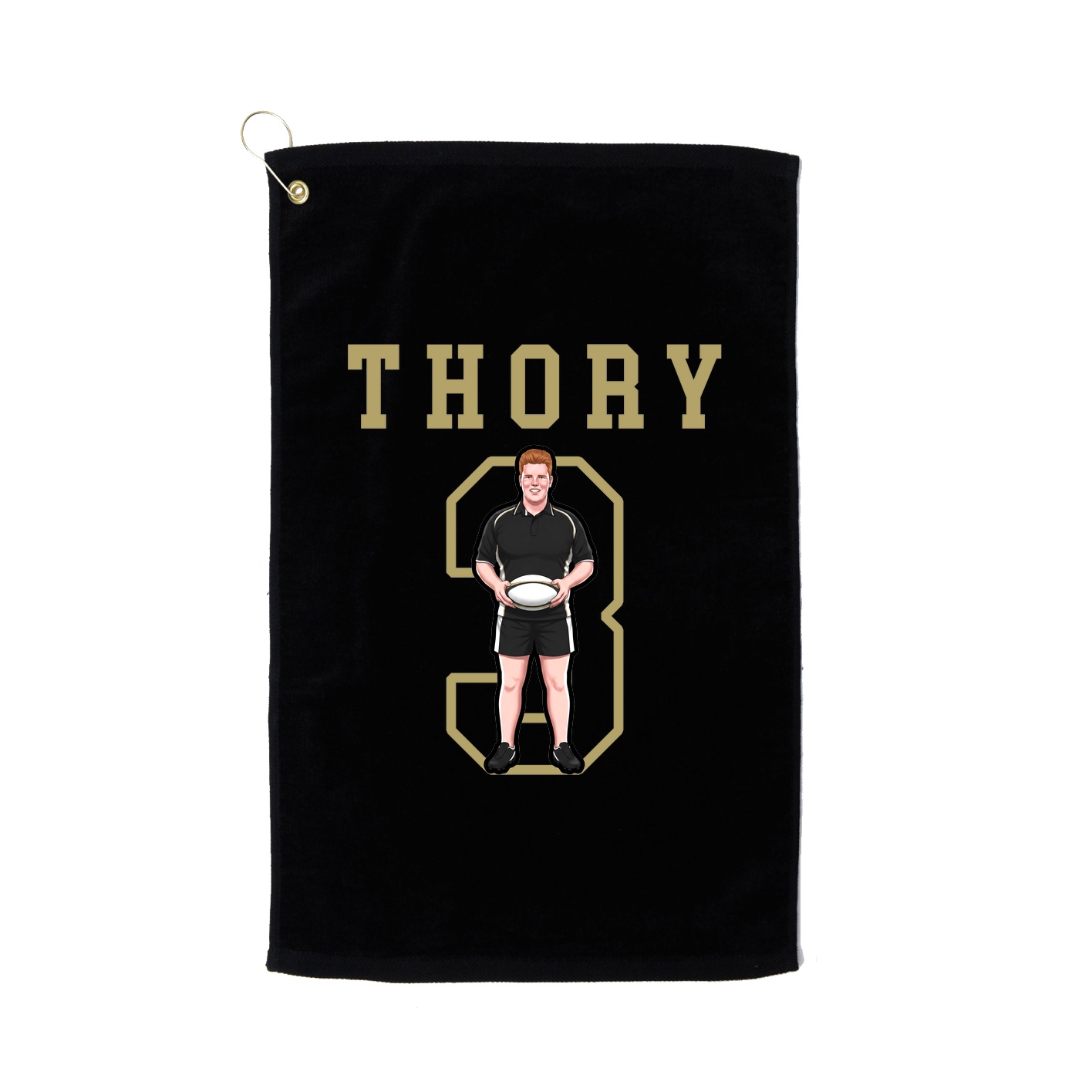 Golf Towel — Shirsey in Black