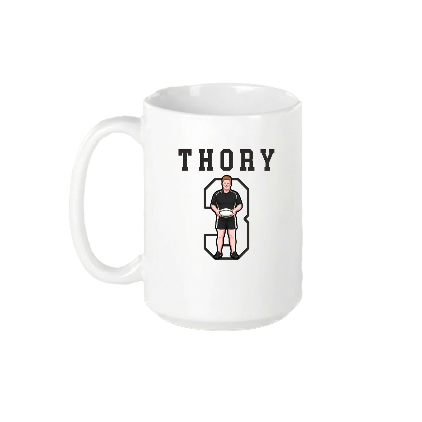 15oz Coffee Mug — Shirsey in White