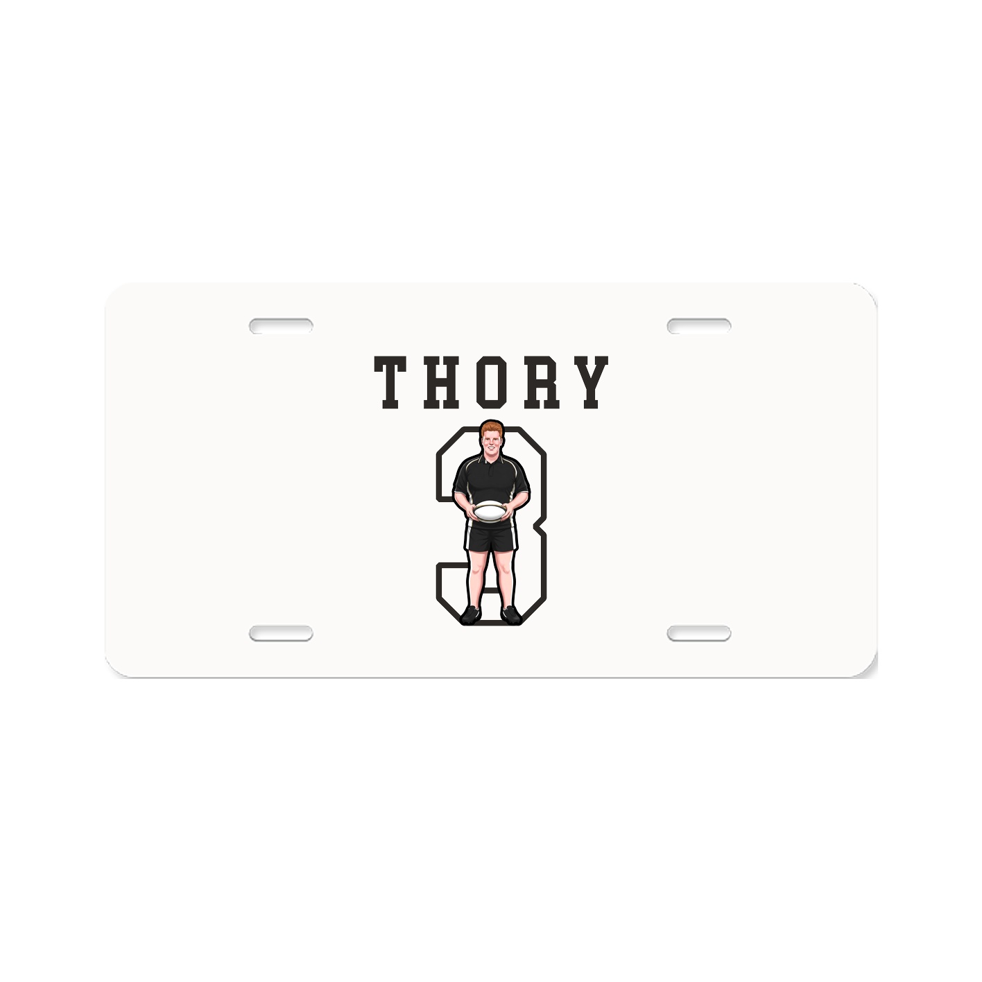License Plate — Shirsey in Classic