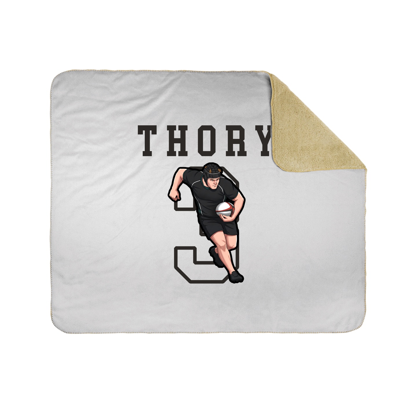 Throw Blanket — Shirsey in White