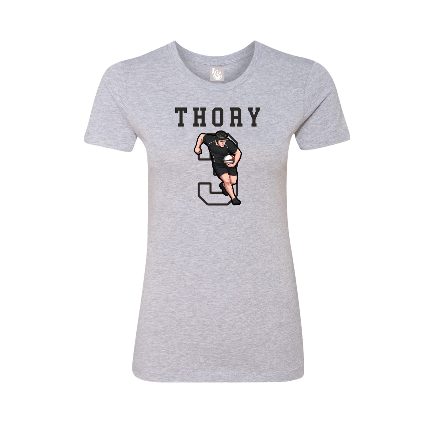 Fitted Women's Tee — Shirsey in Grey
