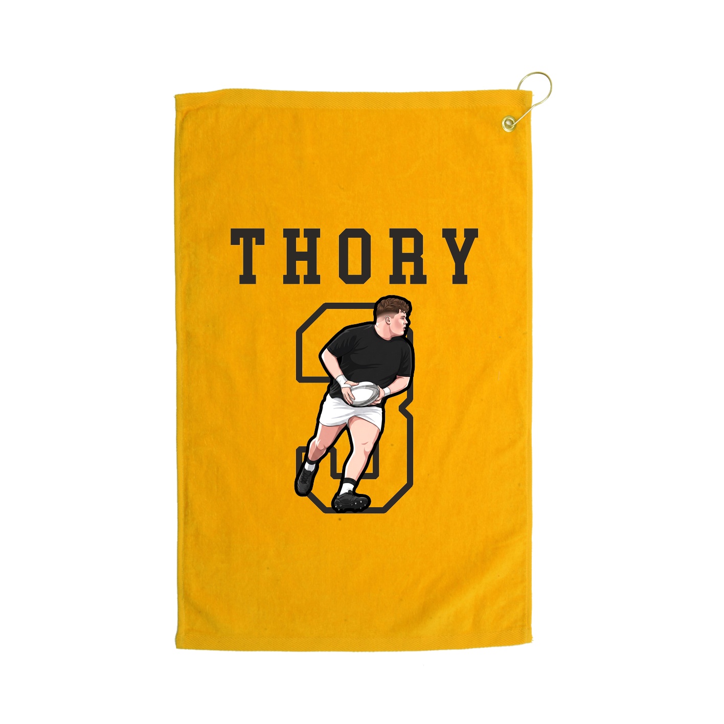 Golf Towel — Shirsey in Gold