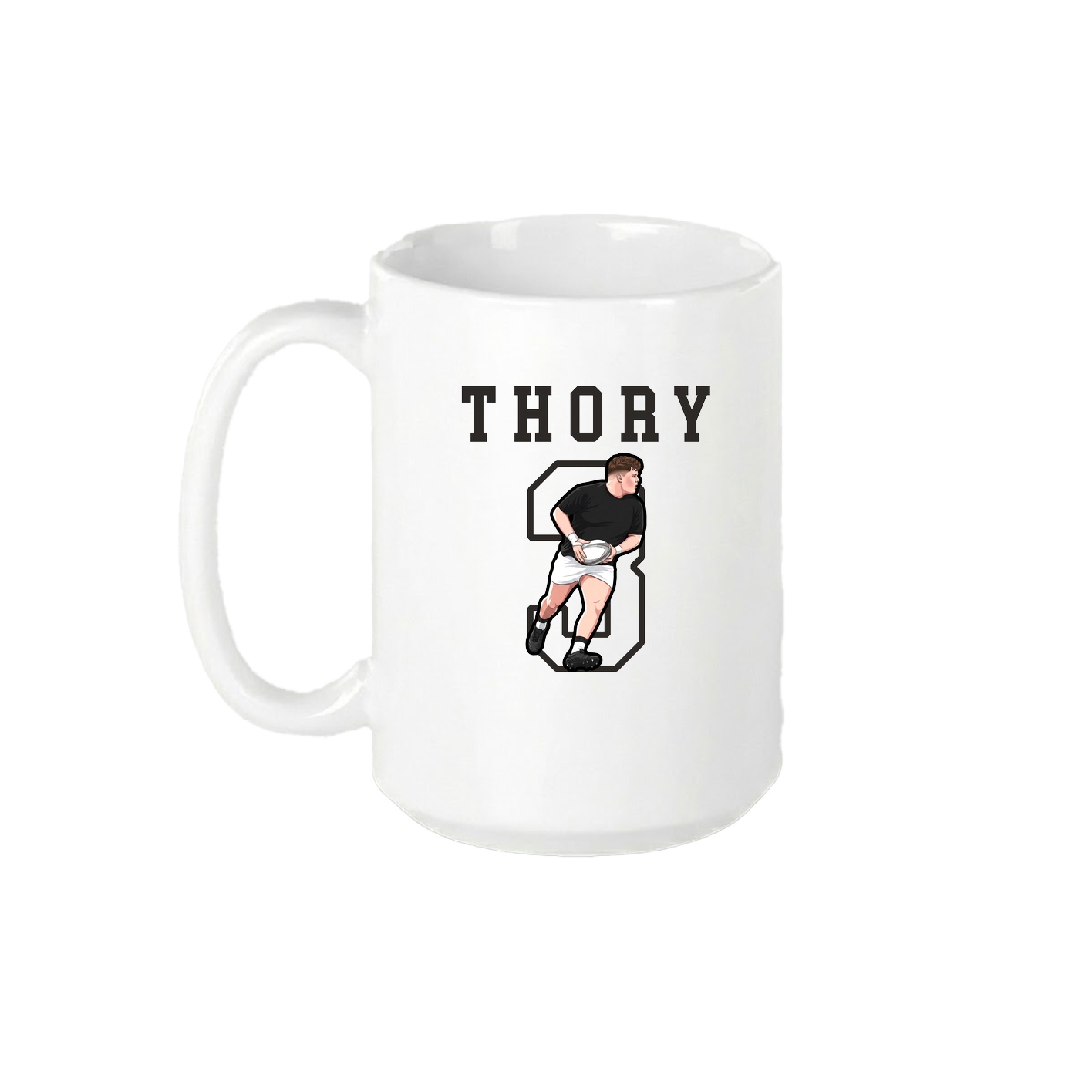15oz Coffee Mug — Shirsey in White