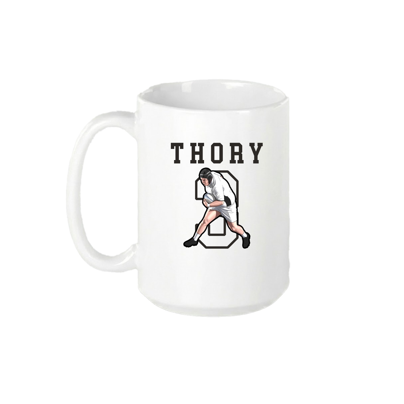 15oz Coffee Mug — Shirsey in White